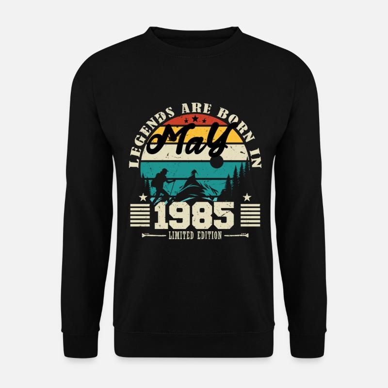 Mai 1985 Geburtstagsgeschenk Mai 1985. Mai 1985. - Unisex Pullover - Schwarz