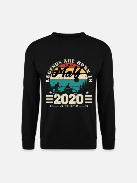 Mai 2020 Geburtstagsgeschenk Mai 2020. Mai 2020. - Unisex Pullover - Schwarz