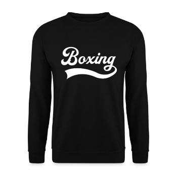 Lettrage des boîtes - Sweat-shirt Unisexe - noir - Devant - Alina (178cm) & Michal (187cm)