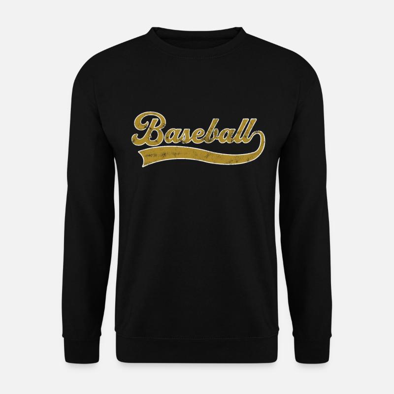 Baseball lettering - Unisex Sweatshirt - black