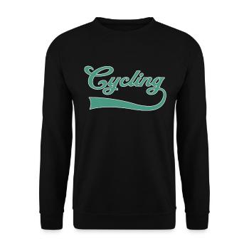 Lettrage cycliste - Sweat-shirt Unisexe - noir - Devant - Alina (178cm) & Michal (187cm)