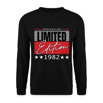 Édition limitée 1982 - Sweat-shirt Unisexe - noir - Devant - Alina (178cm) & Michal (187cm)