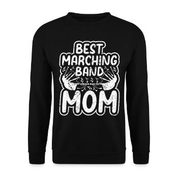 Meilleure joueuse de fanfare maman cornemuse maman cornemuse - Sweat-shirt Unisexe - noir - Devant - Alina (178cm) & Michal (187cm)
