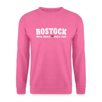 Rostock Ma maison Mon cher cœur - Sweat-shirt Unisexe - rose - Devant