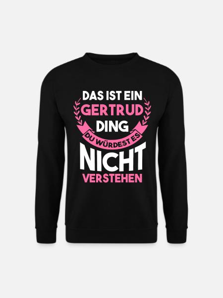 Gertrud - Unisex Pullover - Schwarz
