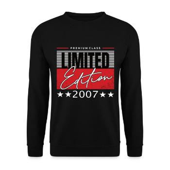 Limited Edition 2007 - Unisex Pullover - Schwarz - Vorne - Alina (178cm) & Michal (187cm)