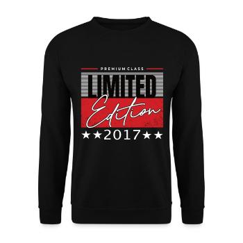 Limited Edition 2017 - Unisex Sweatshirt - black - Front - Alina (178cm) & Michal (187cm)