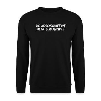 Wissenschaft - Die Wissenschaft ist meine - Unisex Pullover - Schwarz - Vorne - Alina (178cm) & Michal (187cm)