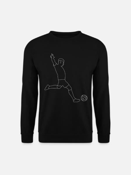 Fußball Fußballer - Unisex Pullover - Schwarz