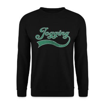 Lettrage de jogging - Sweat-shirt Unisexe - noir - Devant - Alina (178cm) & Michal (187cm)
