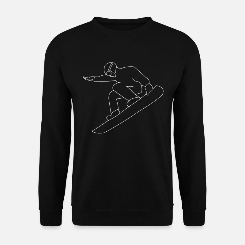 Snowboarden Snowboarder - Unisex Pullover - Schwarz