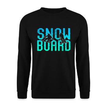 Planche à neige - Sweat-shirt Unisexe - noir - Devant - Alina (178cm) & Michal (187cm)