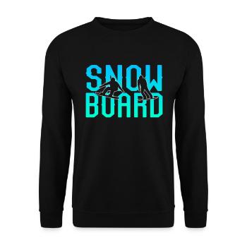 Planche à neige - Sweat-shirt Unisexe - noir - Devant - Alina (178cm) & Michal (187cm)