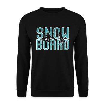 Planche à neige - Sweat-shirt Unisexe - noir - Devant - Alina (178cm) & Michal (187cm)