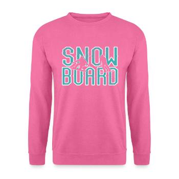 Snowboard - Unisex Pullover - Pink - Vorne