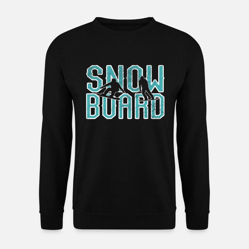 Snowboard - Unisex Pullover - Schwarz
