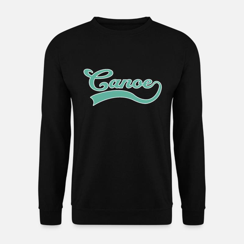Canoë Canoë Lettrage - Sweat-shirt Unisexe - noir