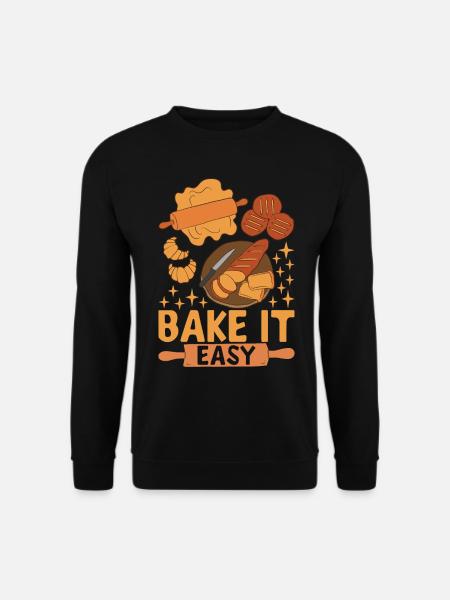Bäcker Bäckerei Backen - Unisex Pullover - Schwarz