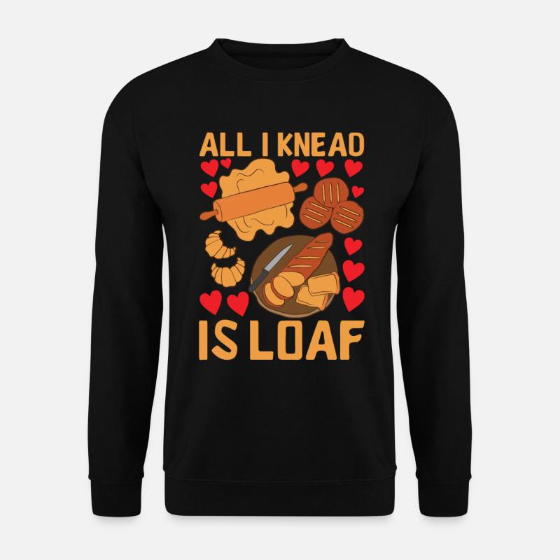 Bäcker Bäckerei Backen - Unisex Pullover - Schwarz