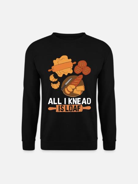 Bäcker Bäckerei Backen - Unisex Pullover - Schwarz