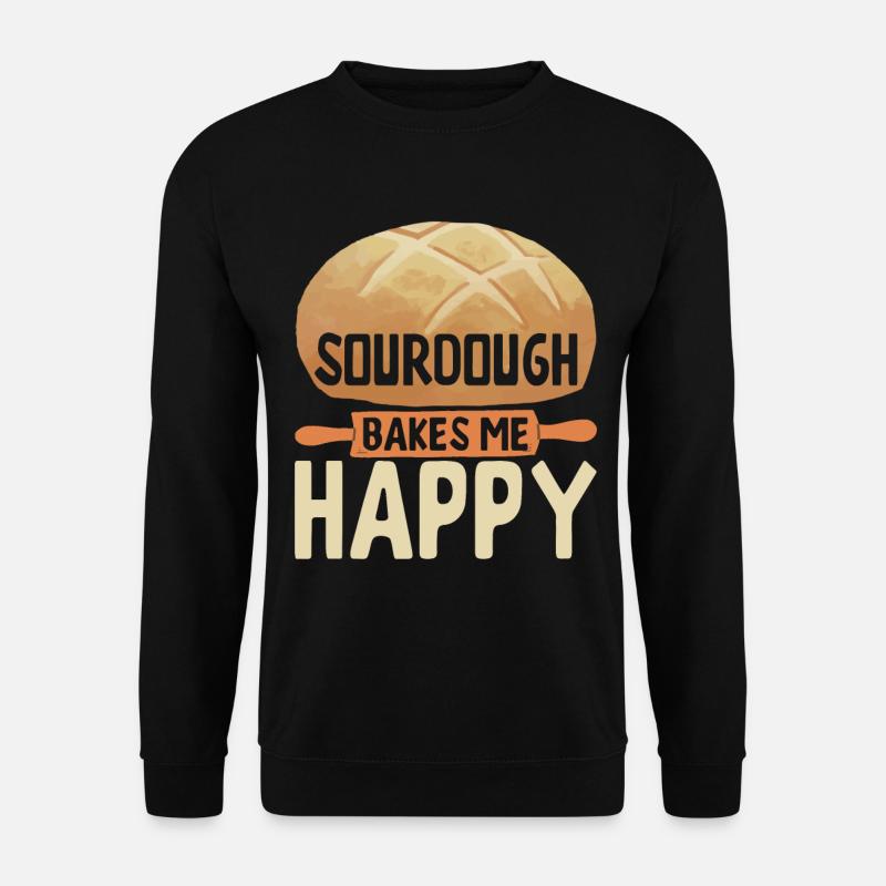 Bäcker Bäckerei Backen - Unisex Pullover - Schwarz