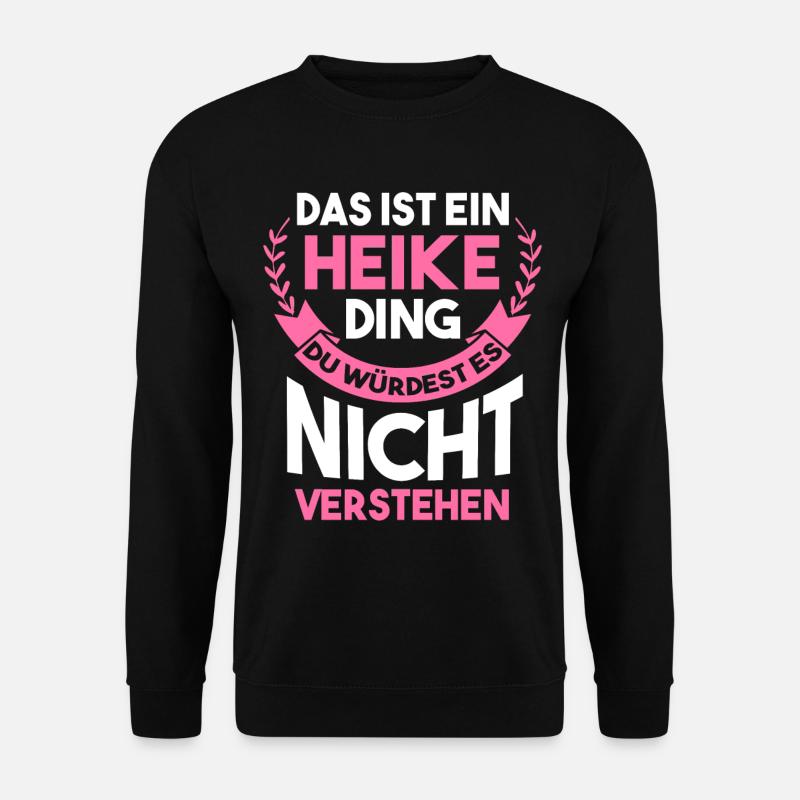 Heike - Unisex Pullover - Schwarz
