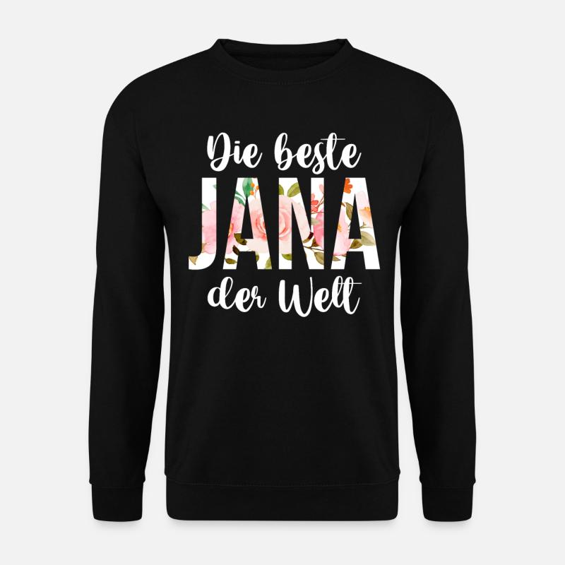 Jana - Unisex Pullover - Schwarz