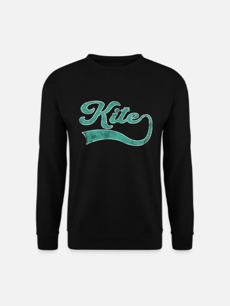 Kite lettering - Unisex Sweatshirt - black