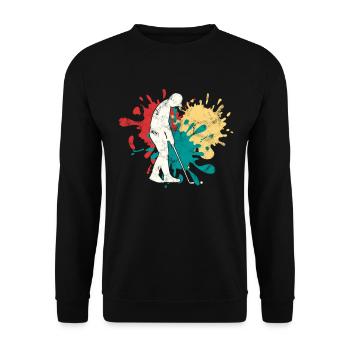 Jogging Silhouette - Sweat-shirt Unisexe - noir - Devant - Alina (178cm) & Michal (187cm)