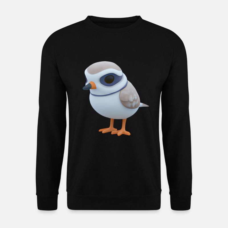 Yellow-footed plover - Unisex Sweatshirt - black