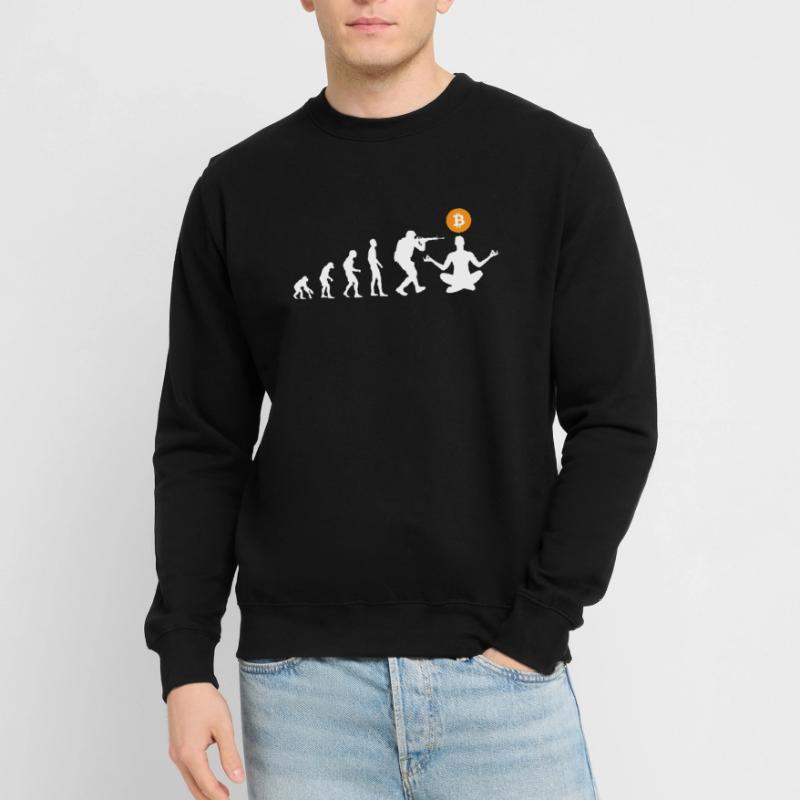 Évolution du bitcoin Sweat-shirt Unisexe