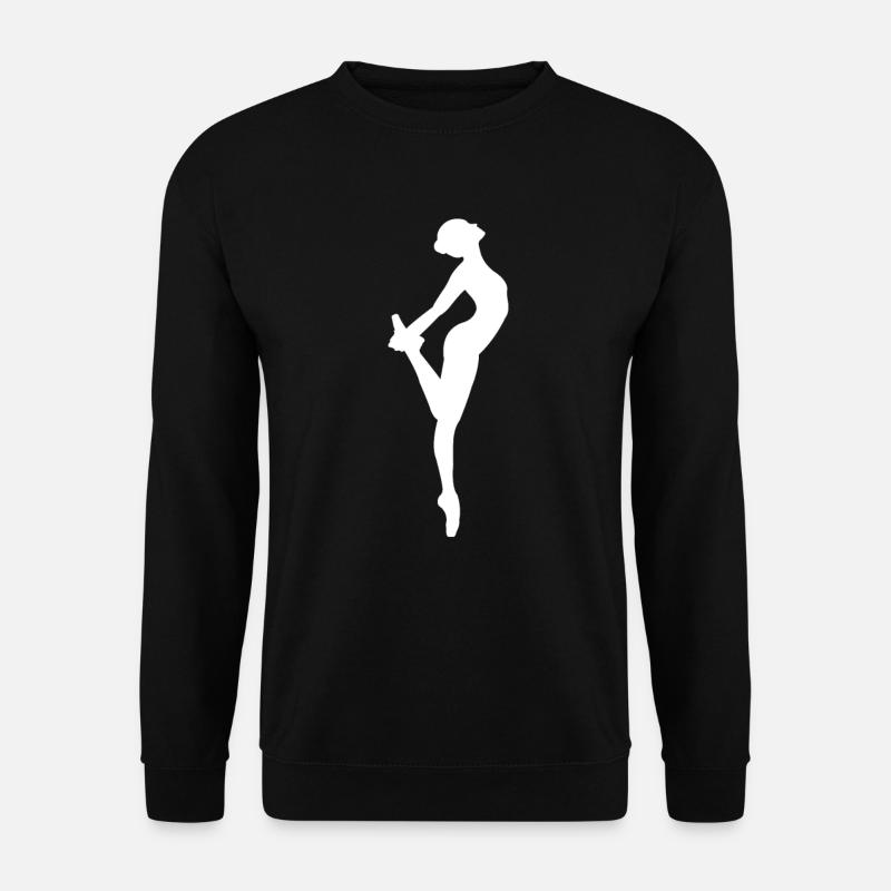 Dancing Dancer Silhouette - Unisex Sweatshirt - black