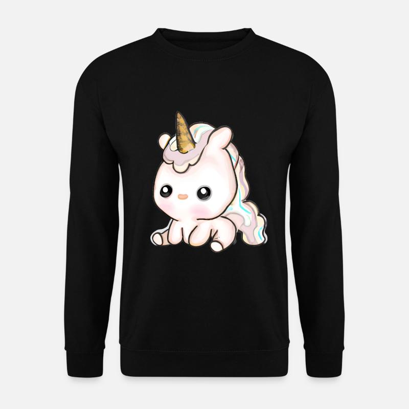 Niedliches Baby-Einhorn - Unisex Pullover - Schwarz