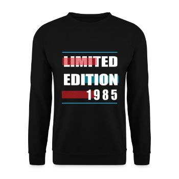 Édition limitée 1985 - Sweat-shirt Unisexe - noir - Devant - Alina (178cm) & Michal (187cm)