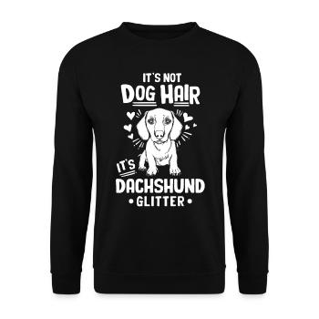 Dachshund Gift Dixie Viennese Doxie Dachshund - Unisex Sweatshirt - black - Front - Alina (178cm) & Michal (187cm)