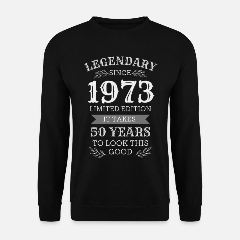 Legende seit 1973 - Unisex Pullover - Schwarz