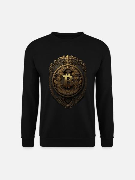 Bitcoin Design für BTC Fans - Unisex Pullover - Schwarz