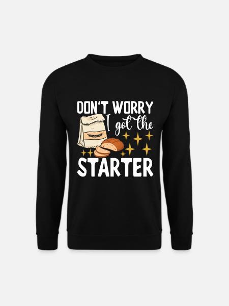 Bäcker Bäckerei Backen - Unisex Pullover - Schwarz