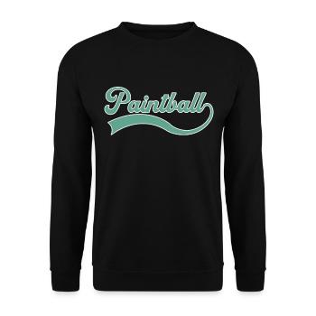 Lettrage de paintball - Sweat-shirt Unisexe - noir - Devant - Alina (178cm) & Michal (187cm)