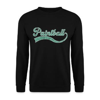 Lettrage de paintball - Sweat-shirt Unisexe - noir - Devant - Alina (178cm) & Michal (187cm)