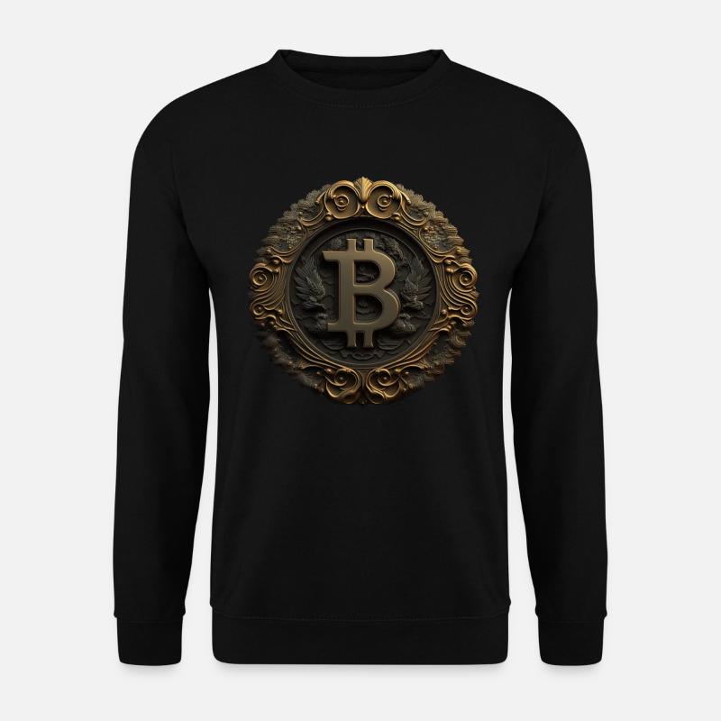Bitcoin Design für BTC Fans - Unisex Pullover - Schwarz