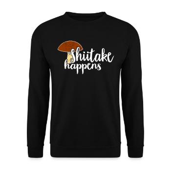 Cueilleur de champignons Chasseurs de champignons Amateurs de champignons Champignons Ferme de champignons - Sweat-shirt Unisexe - noir - Devant - Alina (178cm) & Michal (187cm)