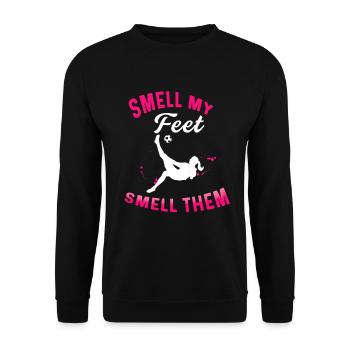 Fußball Tshirt Herren Damen Soccer Football - Unisex Pullover - Schwarz - Vorne - Alina (178cm) & Michal (187cm)