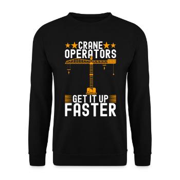 Grutier Grutier - Sweat-shirt Unisexe - noir - Devant - Alina (178cm) & Michal (187cm)