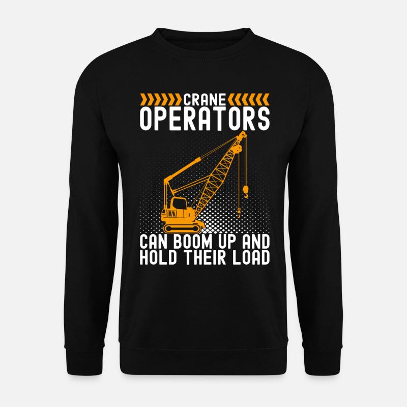 Kranführer Kranfahrer - Unisex Pullover - Schwarz