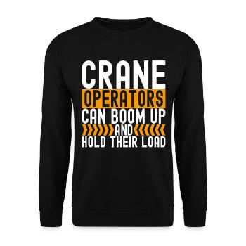 Grutier Grutier - Sweat-shirt Unisexe - noir - Devant - Alina (178cm) & Michal (187cm)