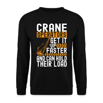 Grutier Grutier - Sweat-shirt Unisexe - noir - Devant - Alina (178cm) & Michal (187cm)