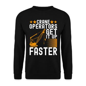 Grutier Grutier - Sweat-shirt Unisexe - noir - Devant - Alina (178cm) & Michal (187cm)