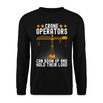 Grutier Grutier - Sweat-shirt Unisexe - noir - Devant - Alina (178cm) & Michal (187cm)