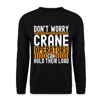 Grutier Grutier - Sweat-shirt Unisexe - noir - Devant - Alina (178cm) & Michal (187cm)
